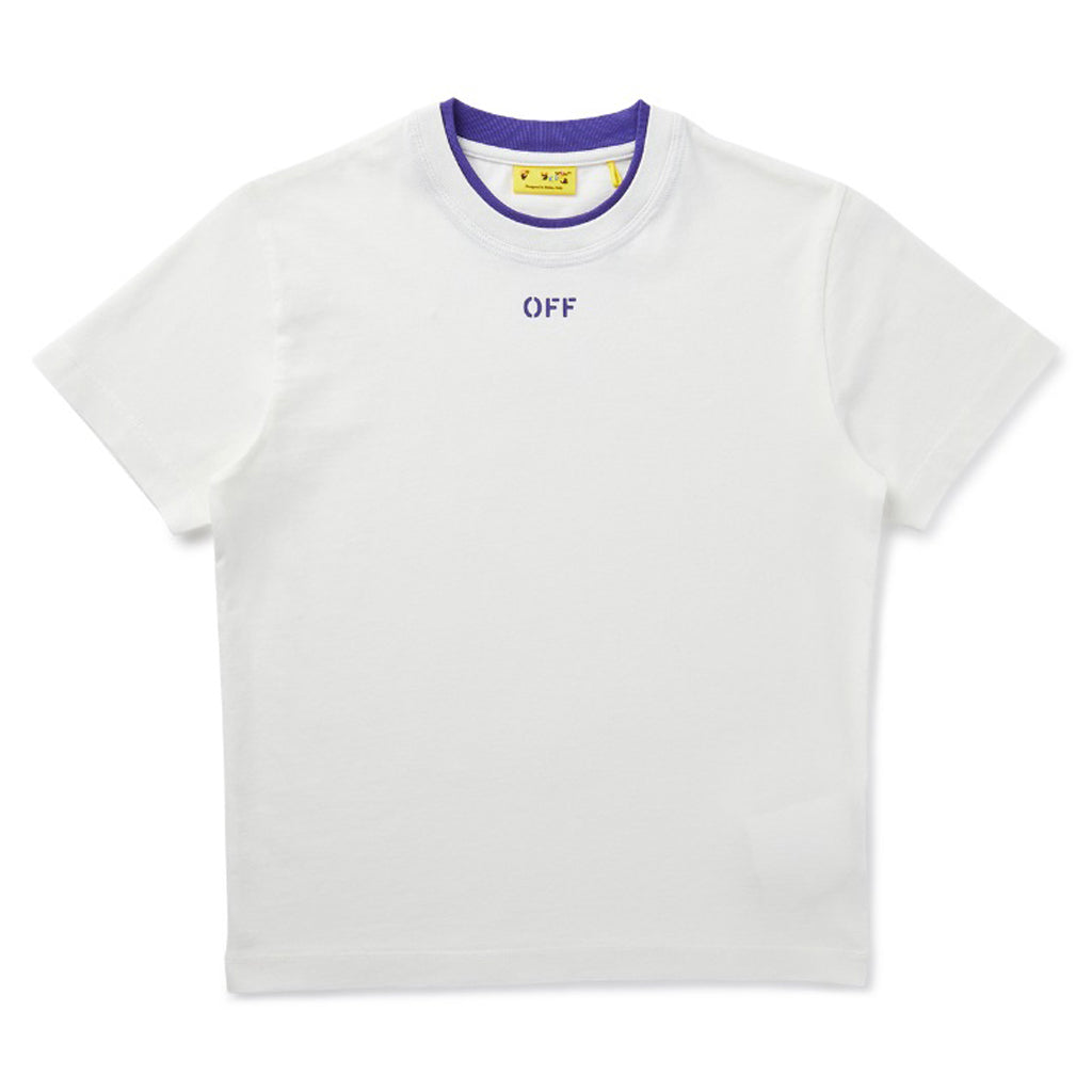 Off-White Kids OFF Stamp Clear Tee
