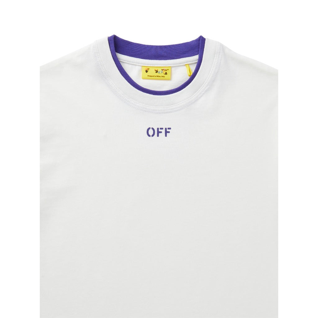 Off-White Kids OFF Stamp Clear Tee
