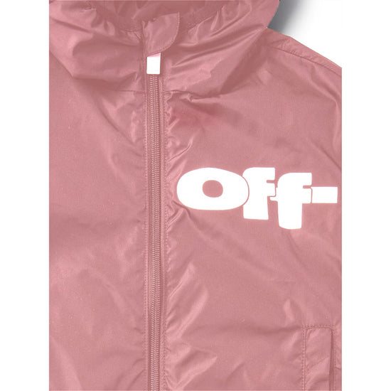 Off-White Kids Type Graphic Windbreaker