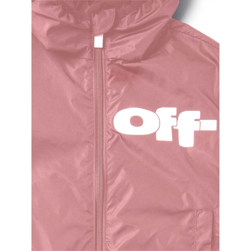 Off-White Kids Type Graphic Windbreaker