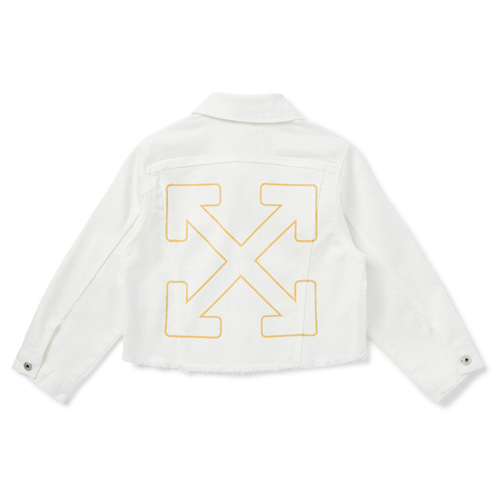 Off-White Kids Bookish Diag Denim Jacket