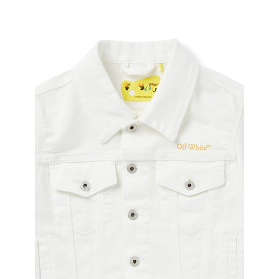 Load image into Gallery viewer, Off-White Kids Bookish Diag Denim Jacket
