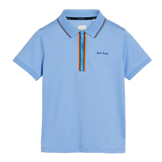 Paul Smith Junior Zip Neck Polo
