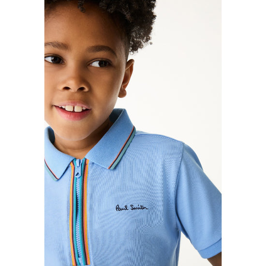 Load image into Gallery viewer, Paul Smith Junior Zip Neck Polo
