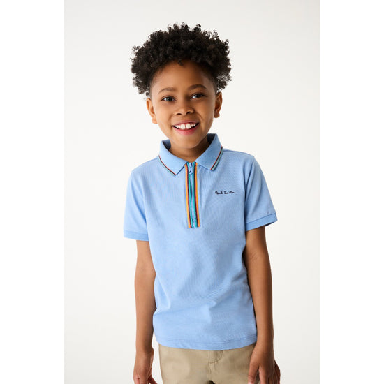 Load image into Gallery viewer, Paul Smith Junior Zip Neck Polo
