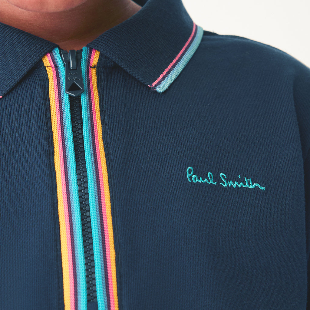 Paul Smith Junior Zip Neck Polo