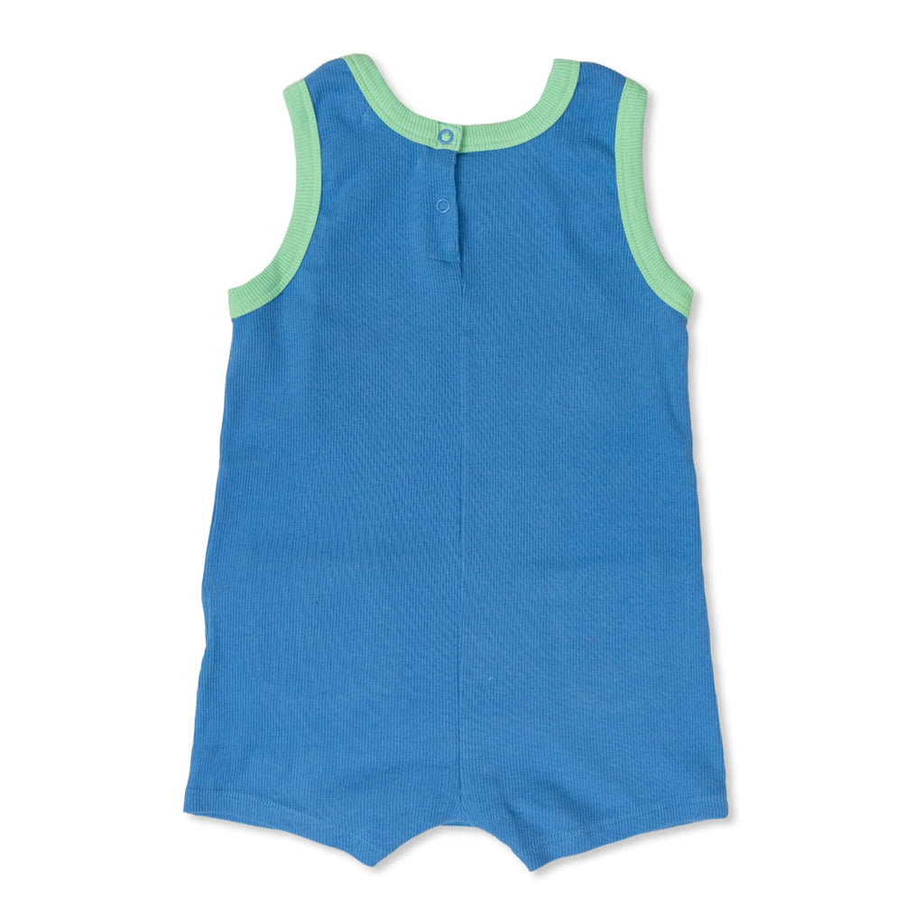 Bobo Choses Smiling Blue Playsuit