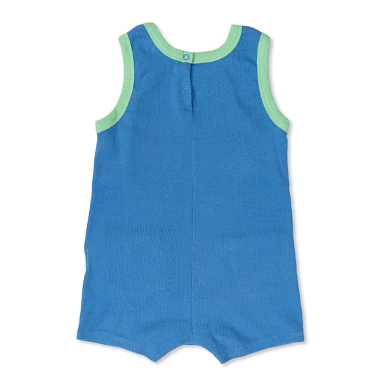 Bobo Choses Smiling Blue Playsuit