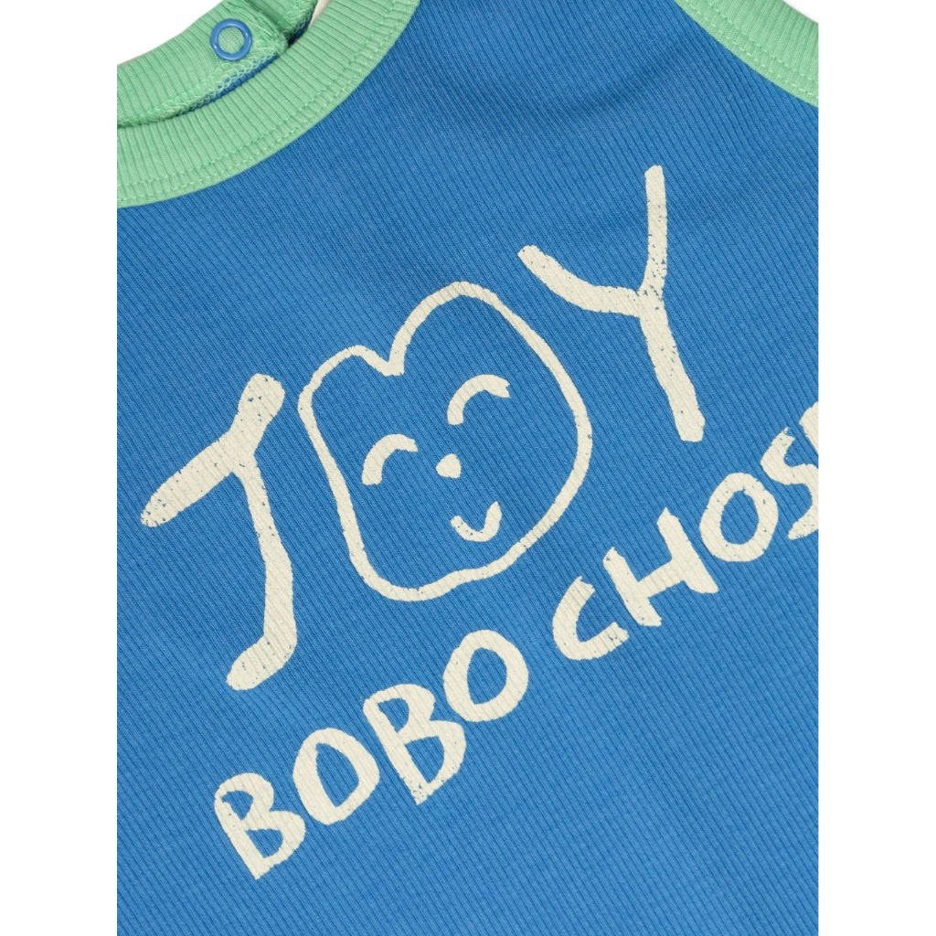 Bobo Choses Smiling Blue Playsuit