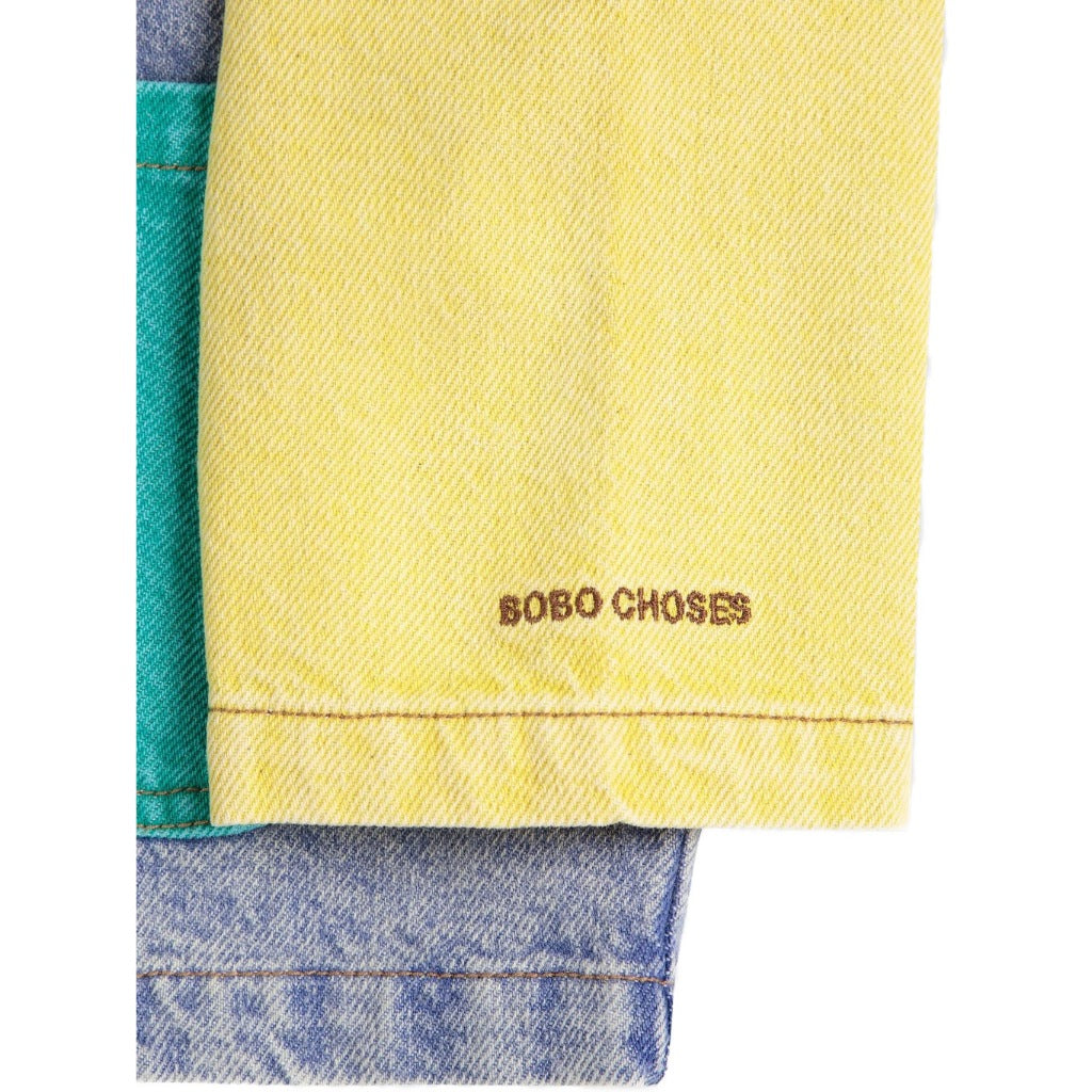 Bobo Choses Colour Block Denim Shirt