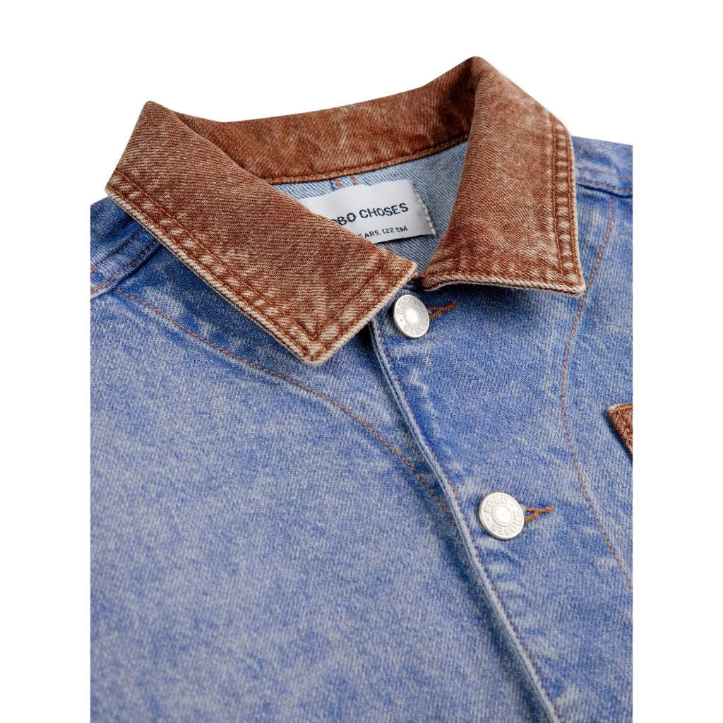 Bobo Choses Colour Block Denim Shirt