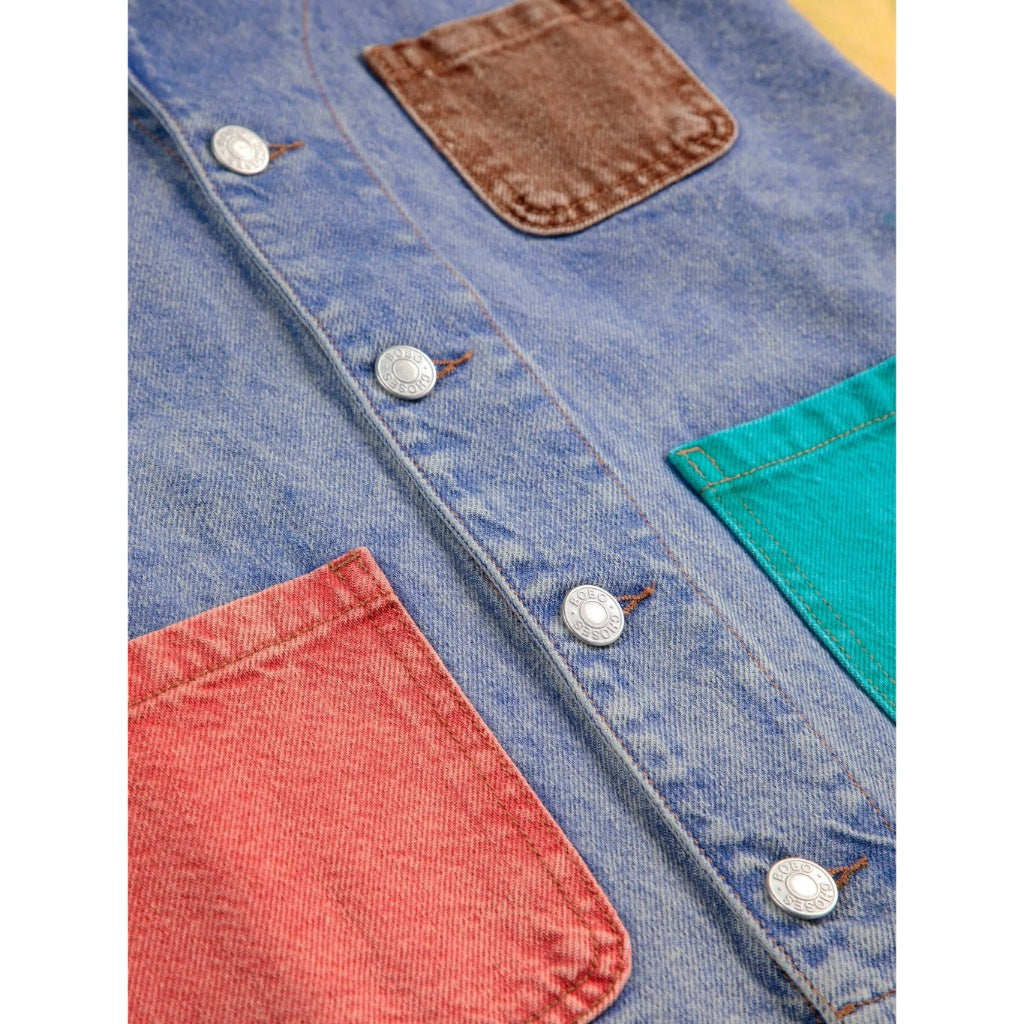 Bobo Choses Colour Block Denim Shirt
