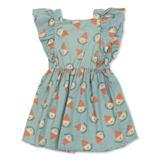 Bobo Choses Morning Egg Print Dress