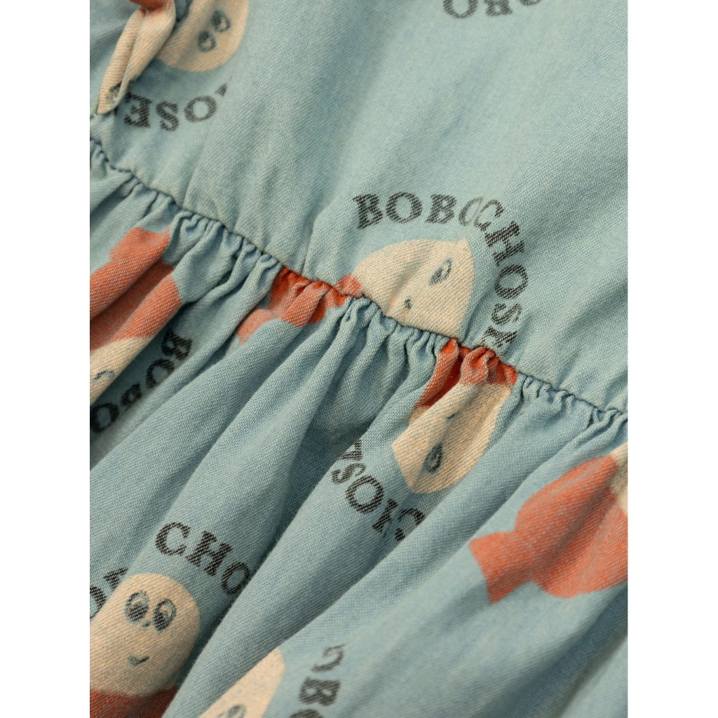Bobo Choses Morning Egg Print Dress