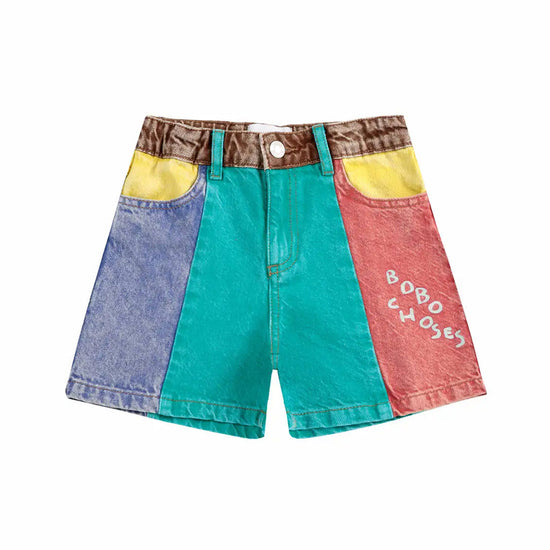Bobo Choses Colour Block Denim Short