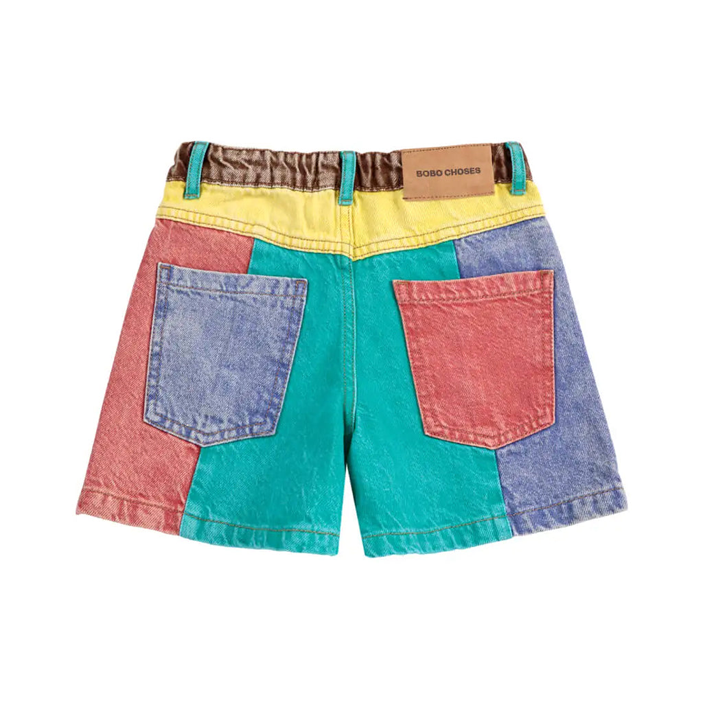 Bobo Choses Colour Block Denim Short