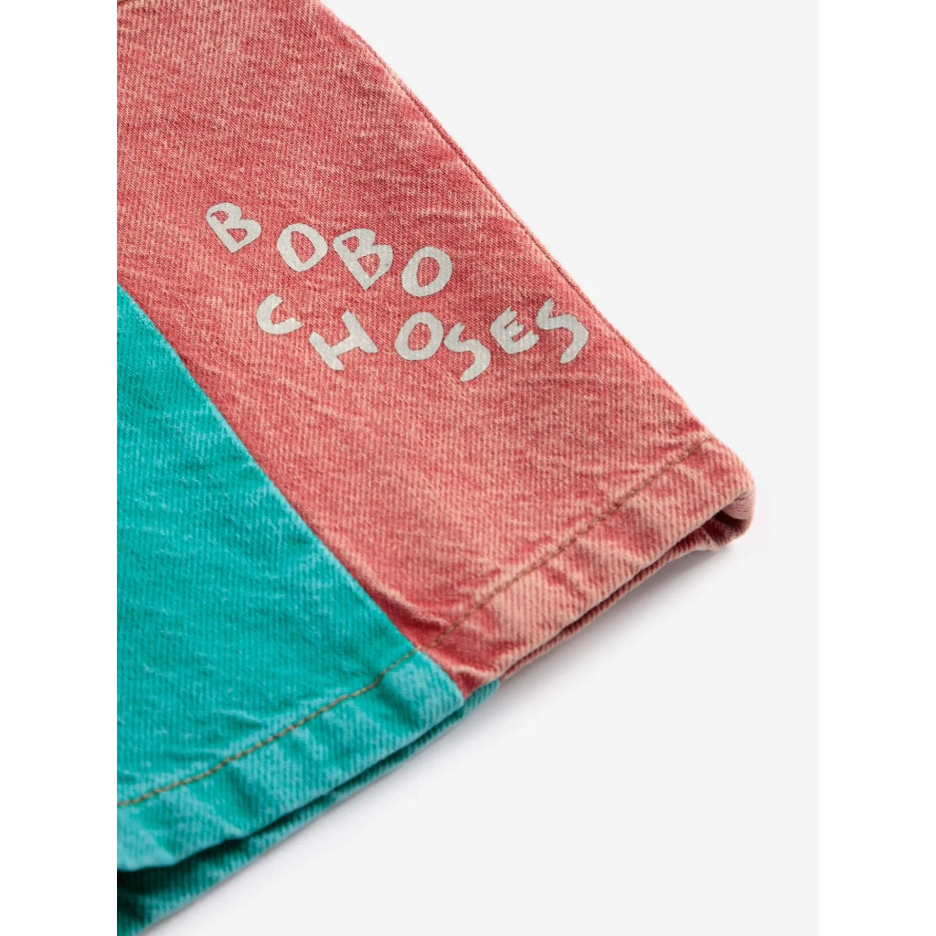 Bobo Choses Colour Block Denim Short