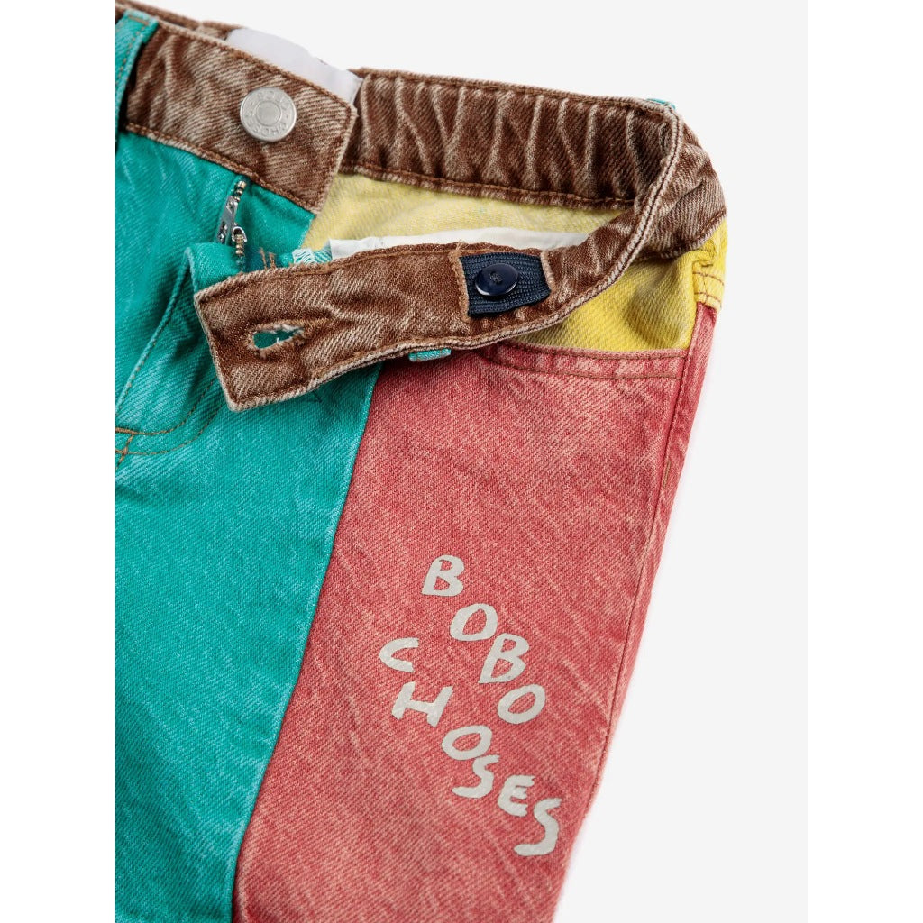 Bobo Choses Colour Block Denim Short