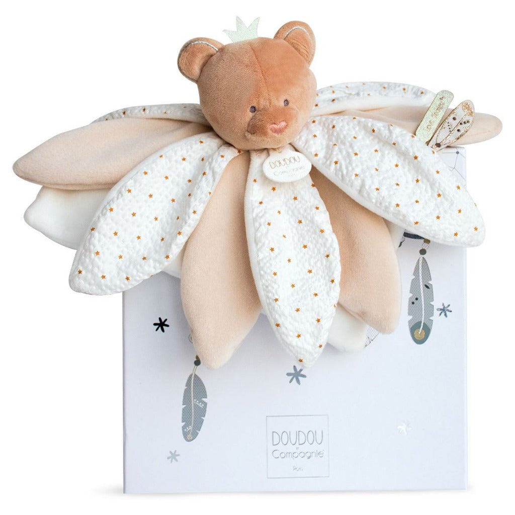 Doudou et Compagnie Doudou Signature Petal Comforter – Cutie Bear