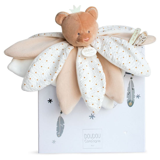 Doudou et Compagnie Doudou Signature Petal Comforter – Cutie Bear