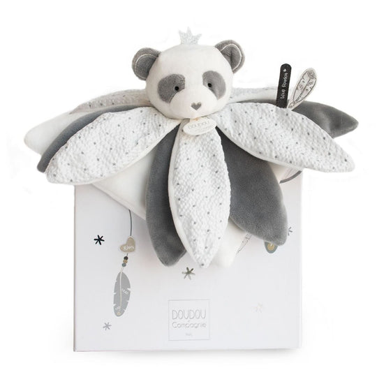 Doudou et Compagnie Doudou Signature Petal Comforter – Cool Panda