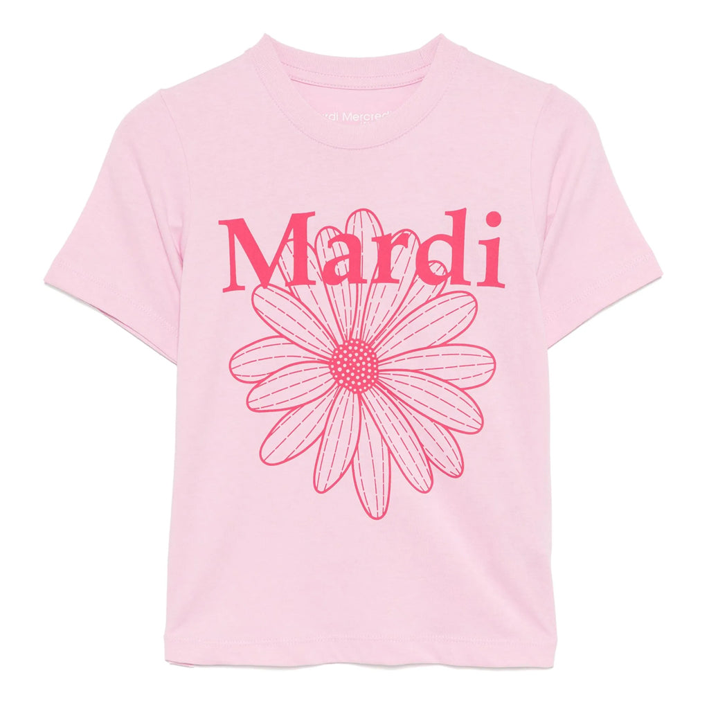 Mardi Mercredi Les Petits T-shirt Flowermardi - Pink