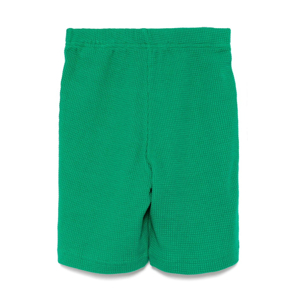 Mardi Mercredi Les Petits Waffle Bermuda Shorts - Green