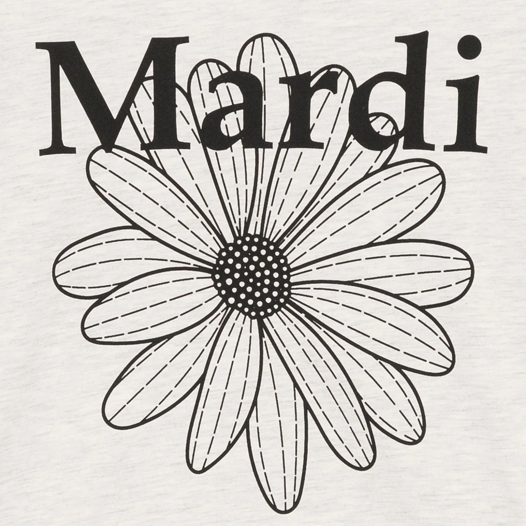 Mardi Mercredi Les Petits T-shirt Flowermardi - White