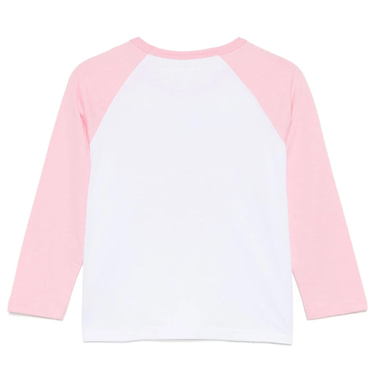 Mardi Mercredi Les Petits T-shirt Raglan Flowermardi - Pink