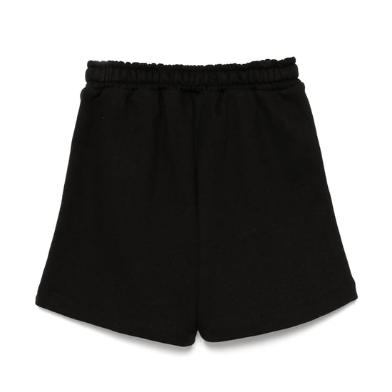 Mardi Mercredi Les Petits Sweat Shorts Flower - Black