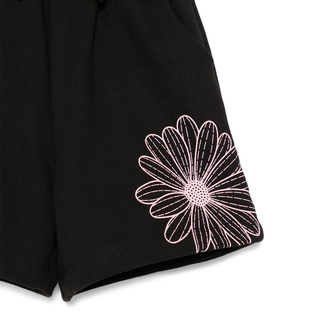 Mardi Mercredi Les Petits Sweat Shorts Flower - Black