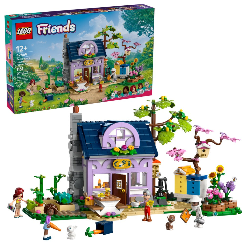 LEGO Beekeepers' House and Flower Garden