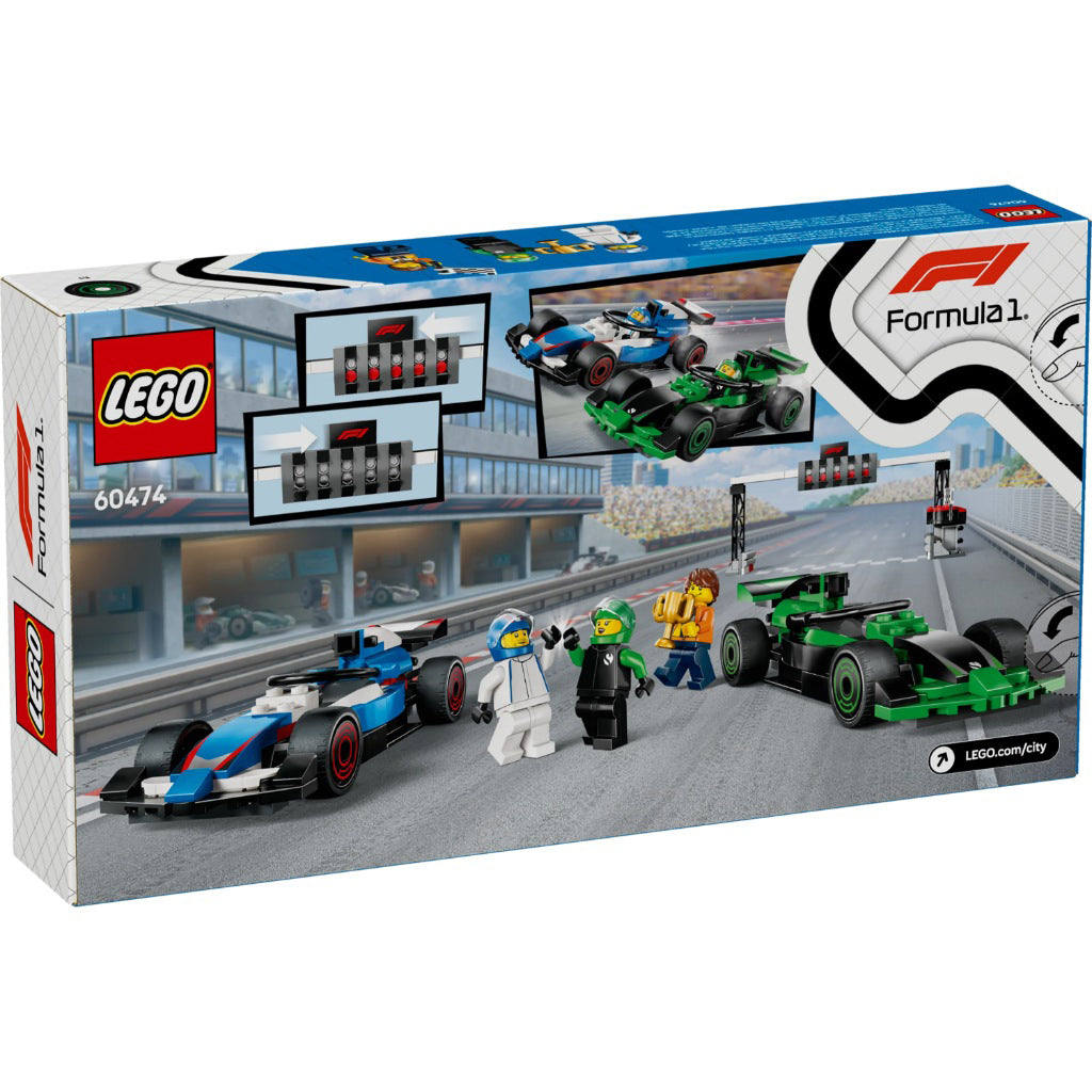 LEGO F1® Grid with VCARB & Sauber Race Cars