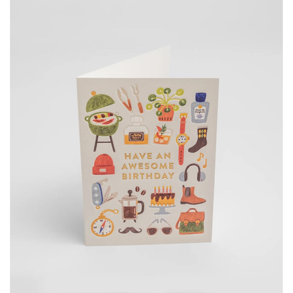 Lagom Design Have an Awesome Birthday – Everyday Card