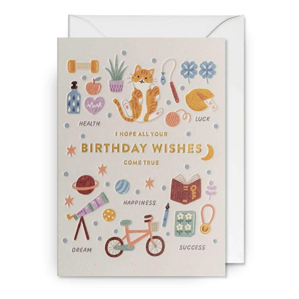 Lagom Design Hope All Your Birthday Wishes Come True – Everyday Card