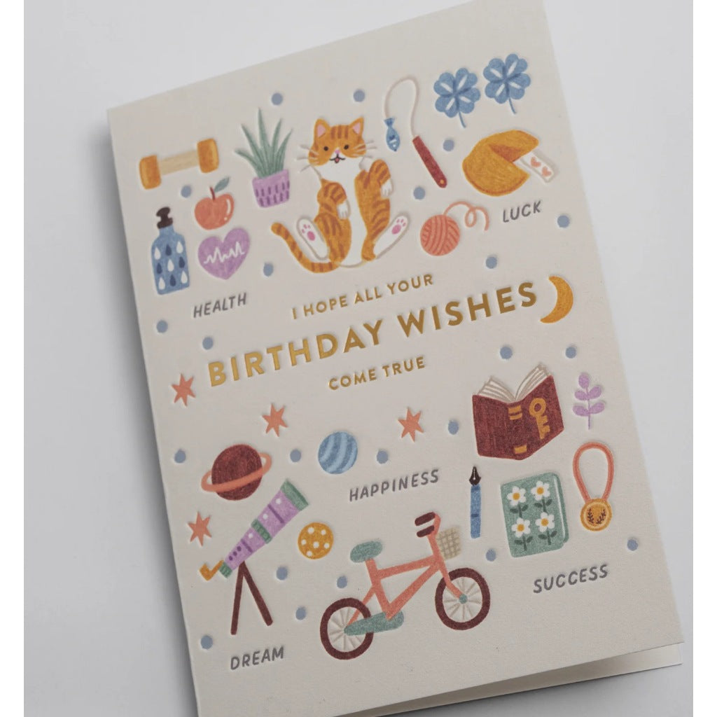 Lagom Design Hope All Your Birthday Wishes Come True – Everyday Card
