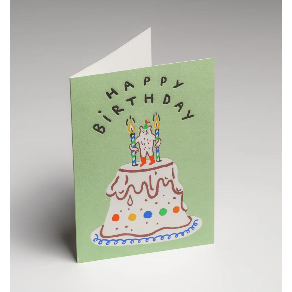 Lagom Design Happy Birthday Big Cake – Greeting Card