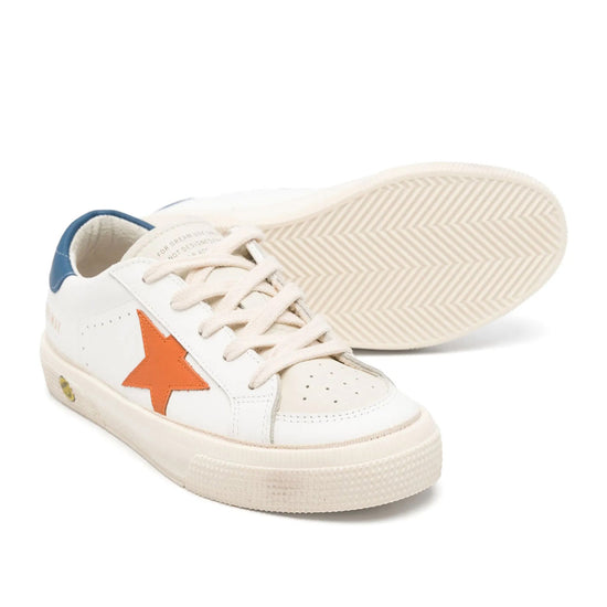 Golden Goose May Leather and Nabuk Upper Leather Star and Heel