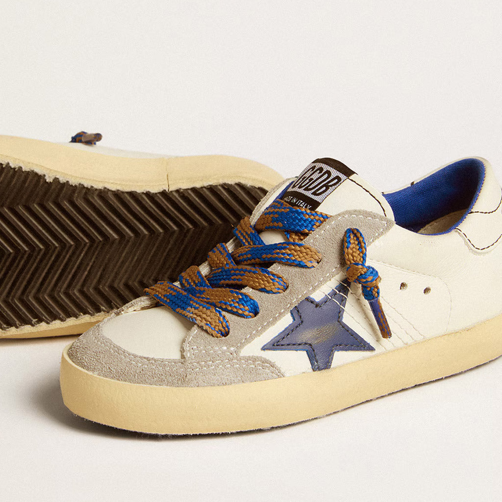 Golden Goose Super Star Penstar Classic With List Leather Upper Star and Heel Suede Toe