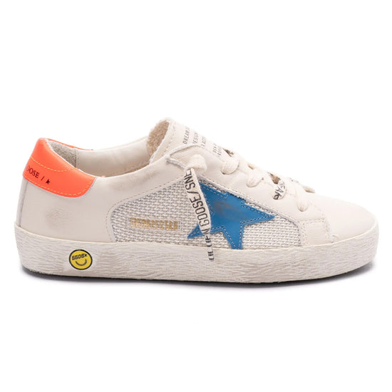 Golden Goose Super-star Double Quarter With List Net and Leather Upper Leather Star and Heel