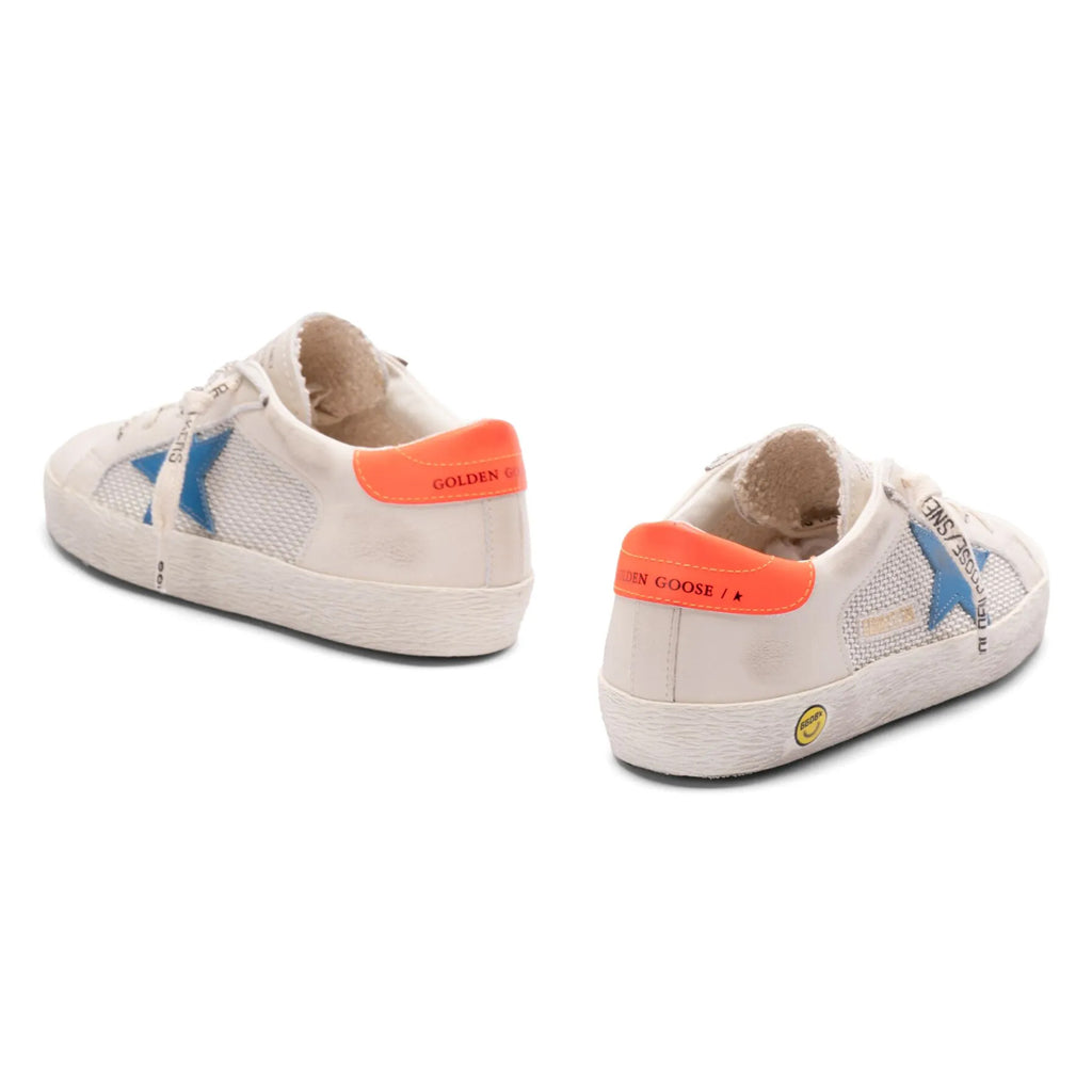 Golden Goose Super-star Double Quarter With List Net and Leather Upper Leather Star and Heel
