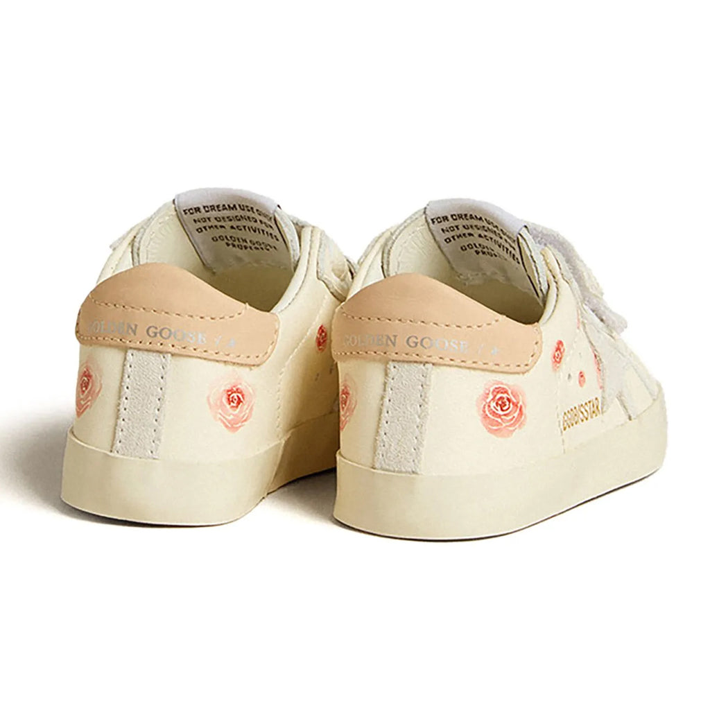 Golden Goose Baby School Nappa Upper Suede Star and List Leather Heel