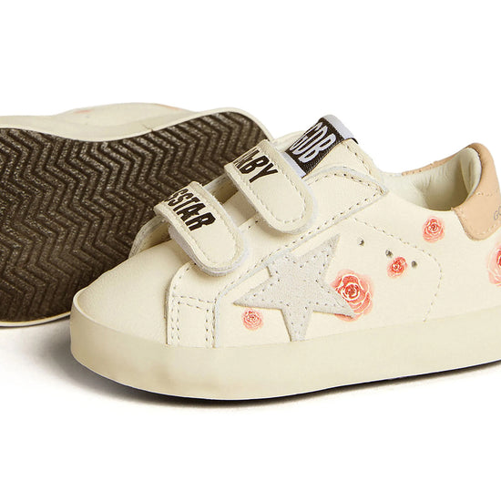 Golden Goose Baby School Nappa Upper Suede Star and List Leather Heel