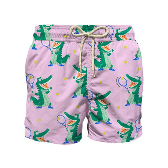 MC2 Saint Barth Crocco Tennis Swim Shorts