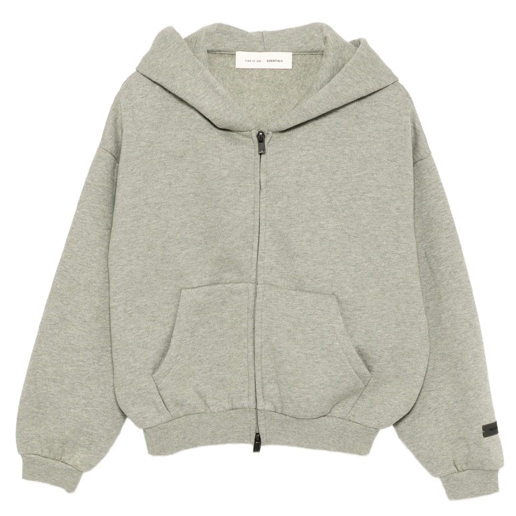 Fear of God Essentials Kids Fleece Zip Up Hoodie