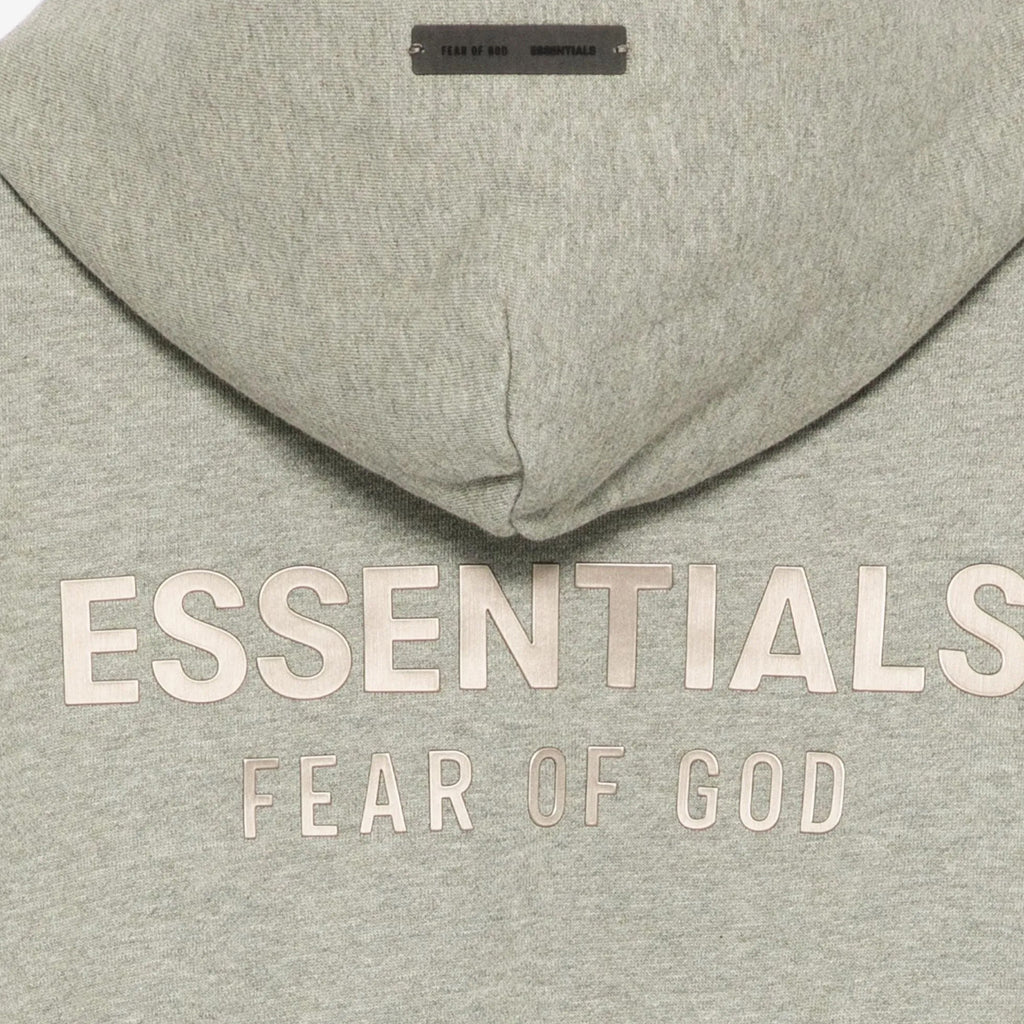 Fear of God Essentials Kids Fleece Zip Up Hoodie