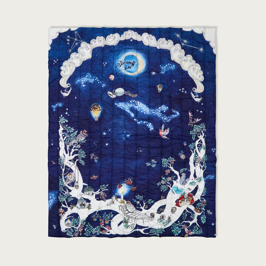 Forivor The Space Above the Ground Quilted Blanket 120 x 150CM