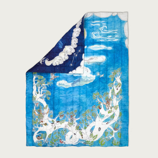 Forivor The Space Above the Ground Quilted Blanket 120 x 150CM