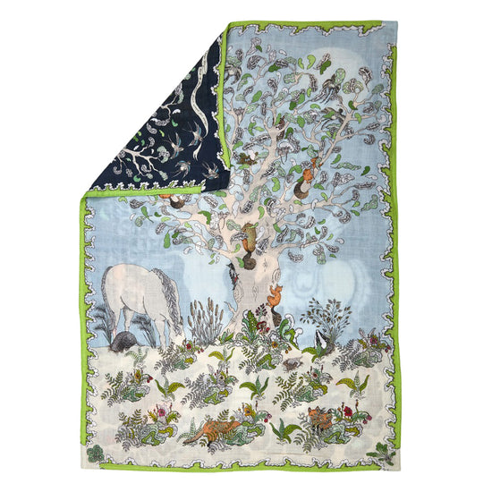 Forivor Enchanted Forest Reversible Large Muslin