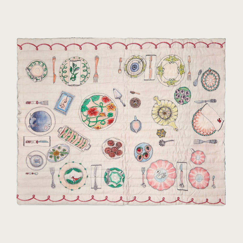 Forivor Once Upon a Feast Quilted Blanket